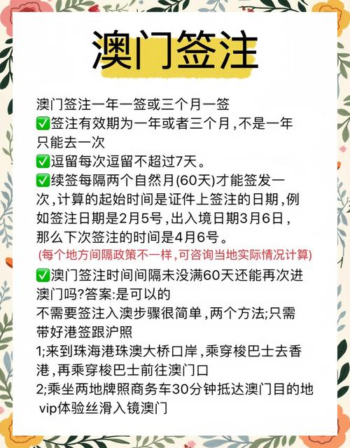 澳门入境政策新调整,通关规定、带钞限额及人才计划全知道