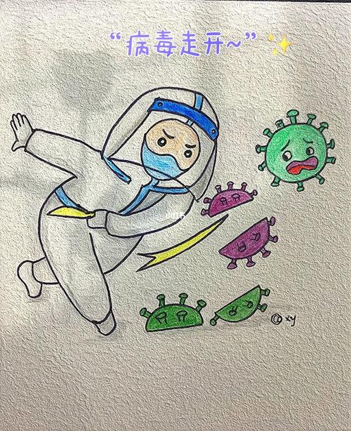 儿童抗击疫情简笔画怎么画？附详细步骤及示例