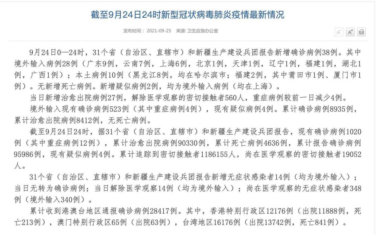 11月10日黑龙江新增本土确诊9例及无症状感染者251例详情