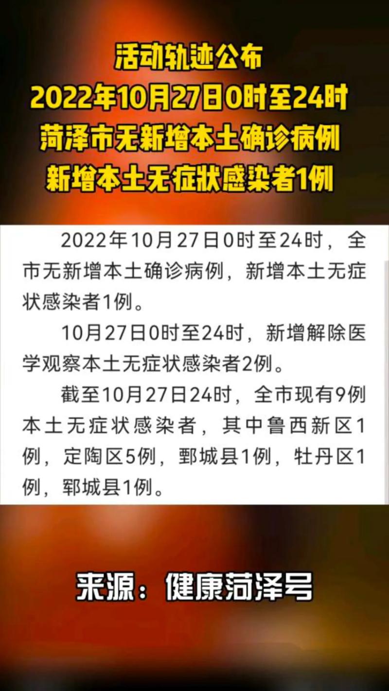 山东菏泽疫情最新消息,确诊病例减少,部分地区已解封